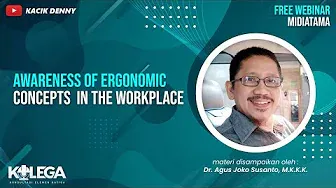 Awarenner of ergonomic concepts in the workplace 